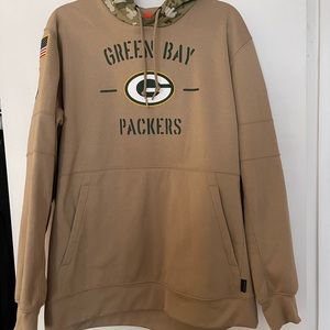 Nike Dri-Fit Salute to Service Green Bay Packers Sweatshirt
